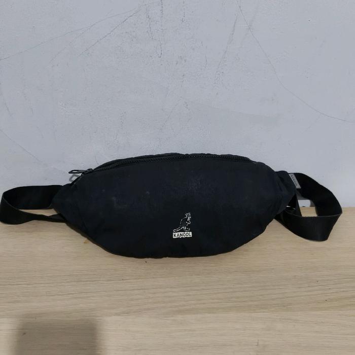 tas kangol / tas dada pria / tas waist bag