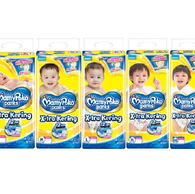 pempes mamypoko pants/celana L28 extra kering