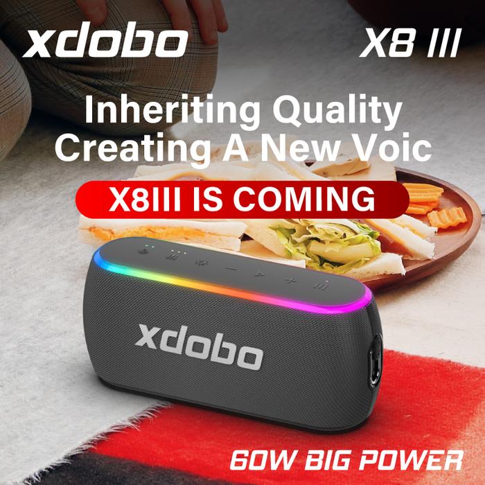 XDOBO X8 III Speaker Bluetooth Nirkabel Daya Tinggi 60W Peningkatan