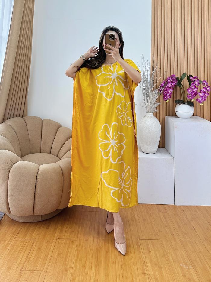 Batik Temu Jodo - Daster Lowo Motif Bunga Daster Basic