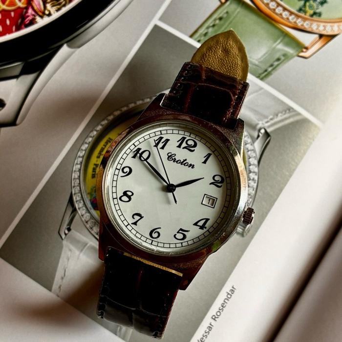 Croton watch vintage swiss made lip yema zodiac mido citizen parashock seiko marvel corum