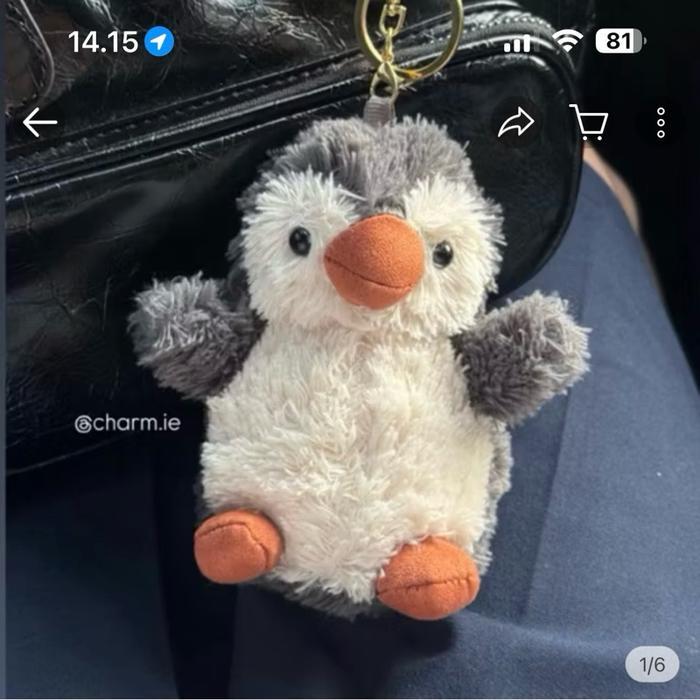 New arrival Charmie | Jellycat Penguin Bag Charm Gantungan Tas Lucu Pinguin Gemoy Plush Toy Imut Bon