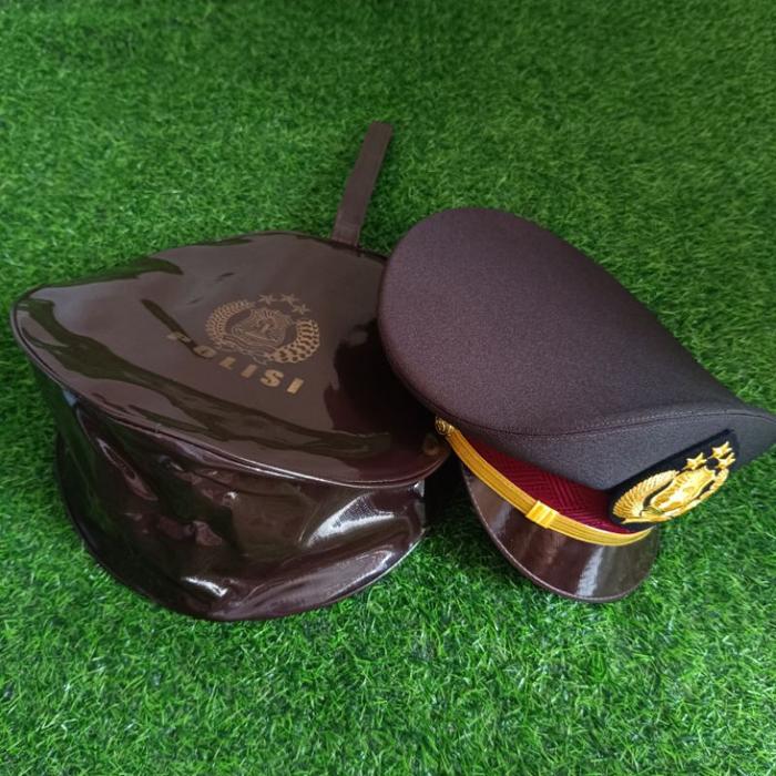 Tempat TOPI PET POLISI / TAS TOPI PET POLISI / TAS TOPI PET COKLAT POLISI