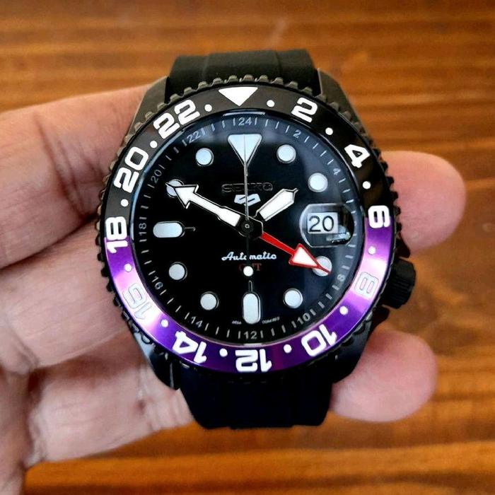 seiko mod joker gmt NH34 MOVEMENT seiko  skx nh34 mod ssk027k1