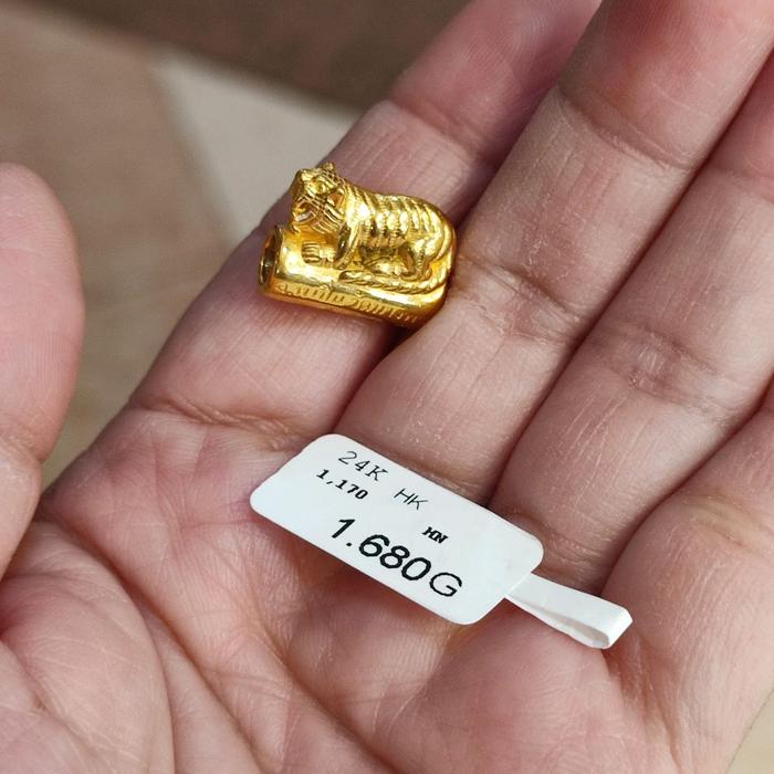 Gelang emas 24k macan pohon