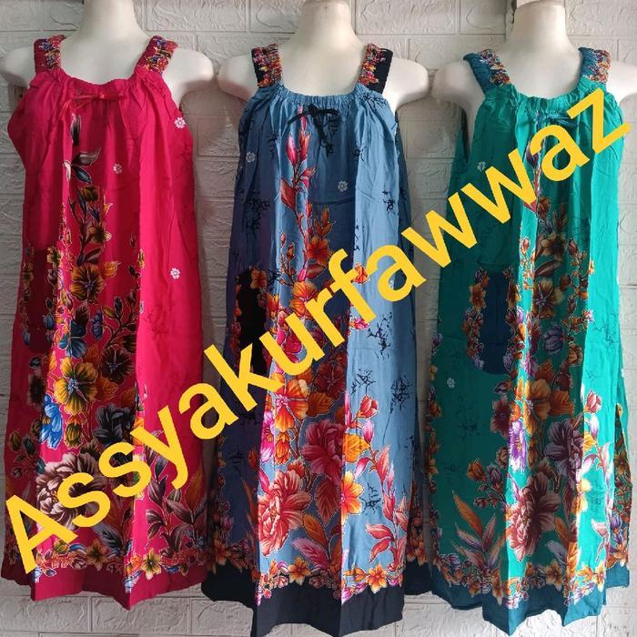 DASTER YUKENSI BATIK HENGKY MOTIF BUNGA SEDAP MALAM