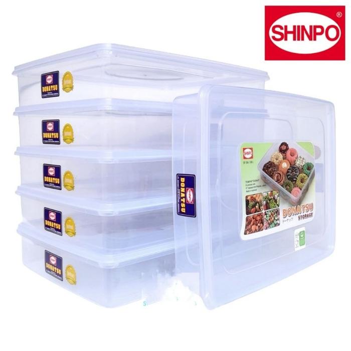 Tempat Kotak Box Kue Donat Shinpo Donatsu Makanan Sealware Plastik 306/306L