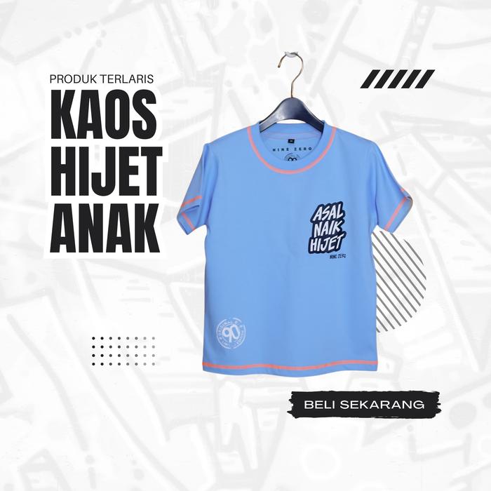 Kaos Komunitas Hijet Anak - kaos bintang Hijet Anak Premium Cotton Combed 24s Fashion