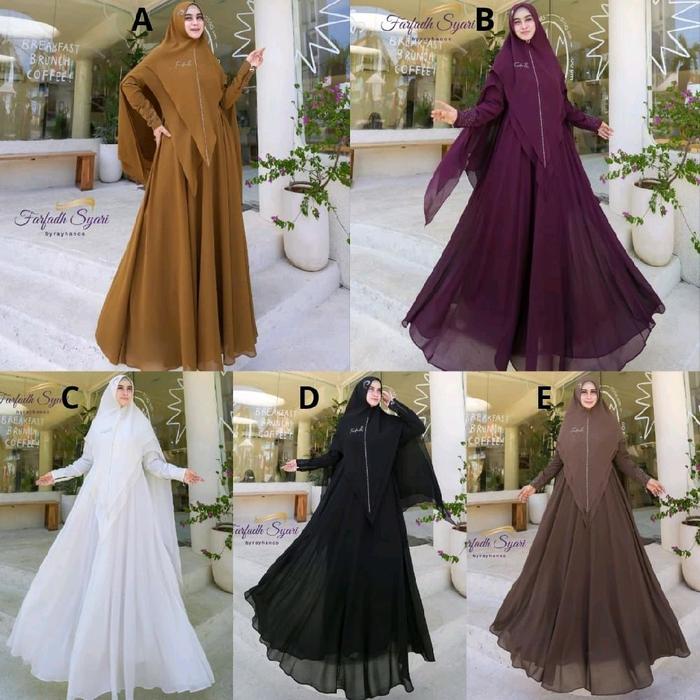 Alika Syari by Farfadh || Gamis Set Syari