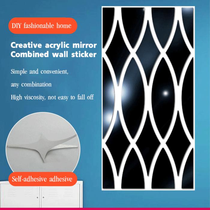 Acrylic Mirror Combined Wall Sticker