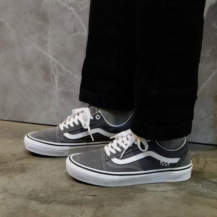 VANS SKATE OLD SKOOL PEWTER WHITE