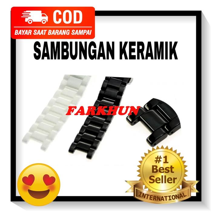 BEST SELLER SAMBUNGAN STRAP JAM TANGAN KERAMIK GC GUESS CERAMIC AC BAND TALI JAM KALEP RANTAI EXTEND
