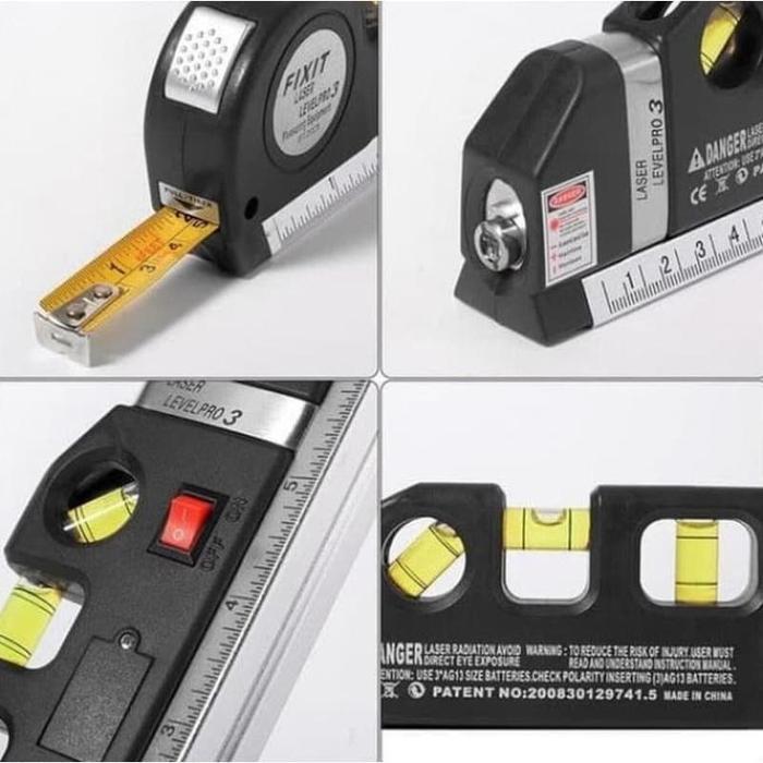 ORIGINAL Fixit Laser Level pro3 Kombinasi Meteran Laser Waterpass