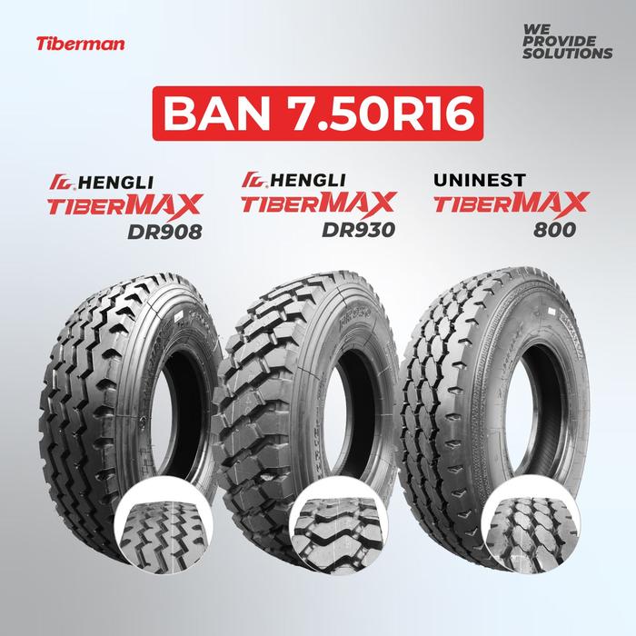 Ban Truk TiberMAX 750 R16 / 7.50R16 Truk Canter / Engkel Radial (Kawat)