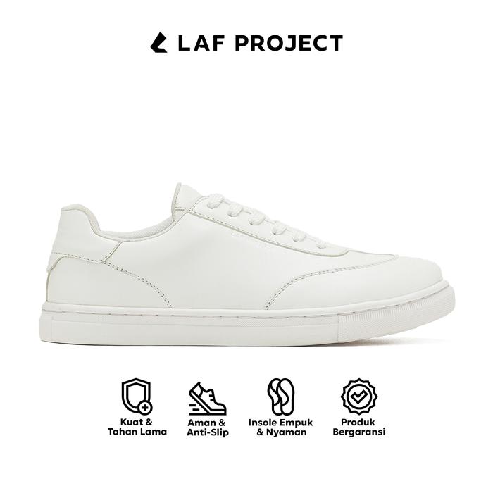 LAF Project - Sepatu Pria Sneakers Casual Kerja Putih - Akasa