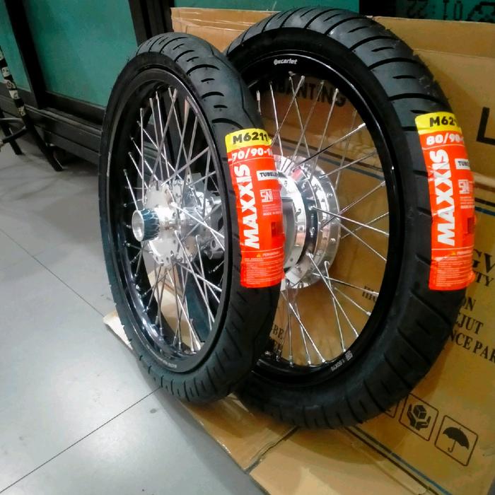 velg set jari2 ring 16 aerox nmax  pcx 160 pcx 150 plus ban ring 16 Accessories Motorcycle Kendaraan
