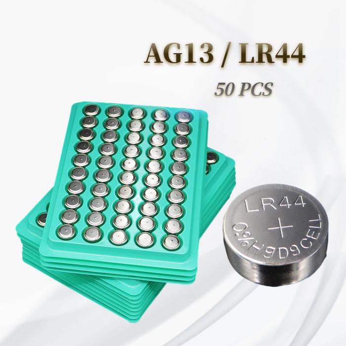 50-240 pcs jam tangan koin sel LR44 AG13 100 mAh baterai L1154 120