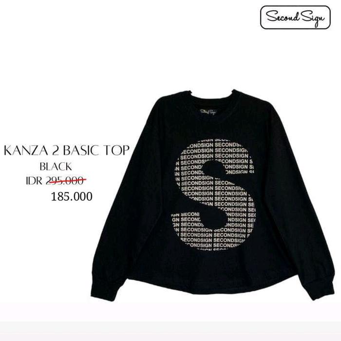 sweater second sign/kaos oversize second sign