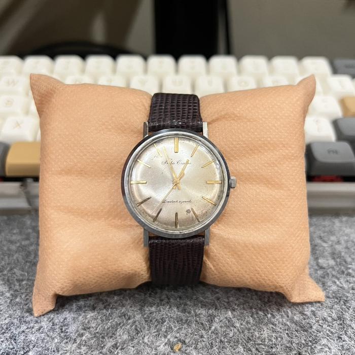 Jam Tangan Vintage Rare Seiko Cronos Diashock 21 jewels Seikosha Manual Wind
