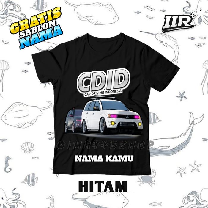 (BISA COD) Kaos Atasan Anak Gambar CDID Game Roblox Modif Mobil Indonesia / Baju Car Driving Indones