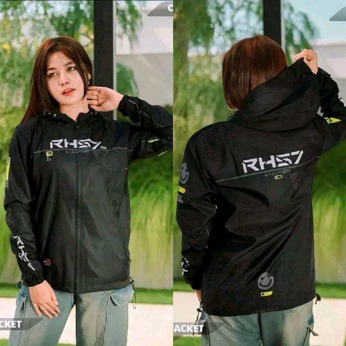 Jaket racing runing unisex bahan lotto tebal fullprint