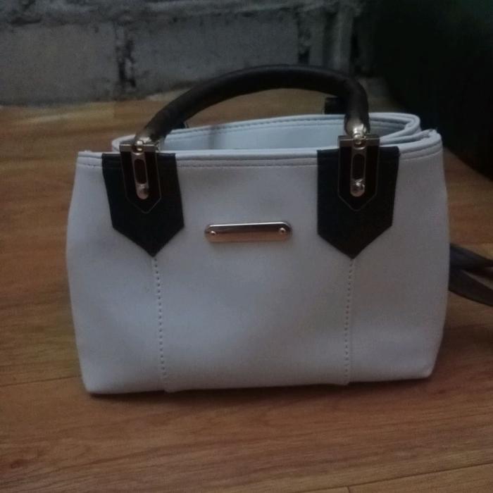 tas 2 ruang Selempang Kulit Wanita Slingbag