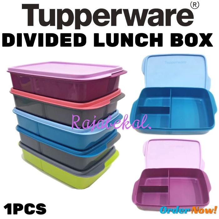 [BIG SALE] PROMO Tupperware  Cool Teen Lunch Box Tempat Makan Bersekat divided lunch box ECER 1PCS