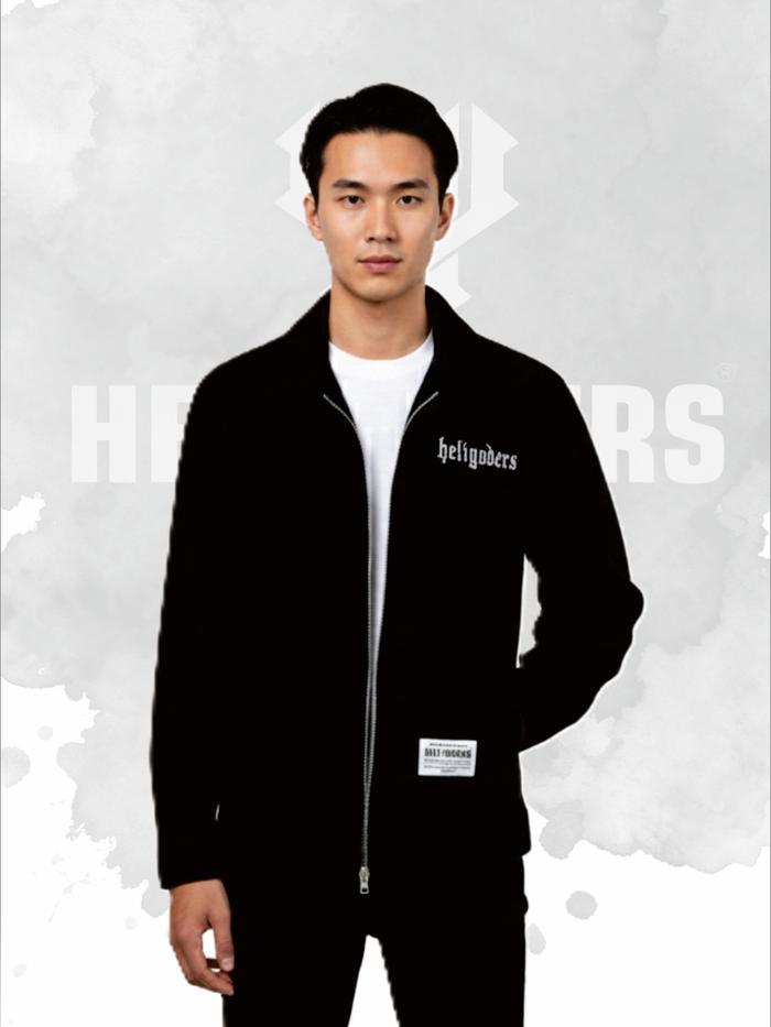 Heliyoders Work Jscket In Silence Unisex Black