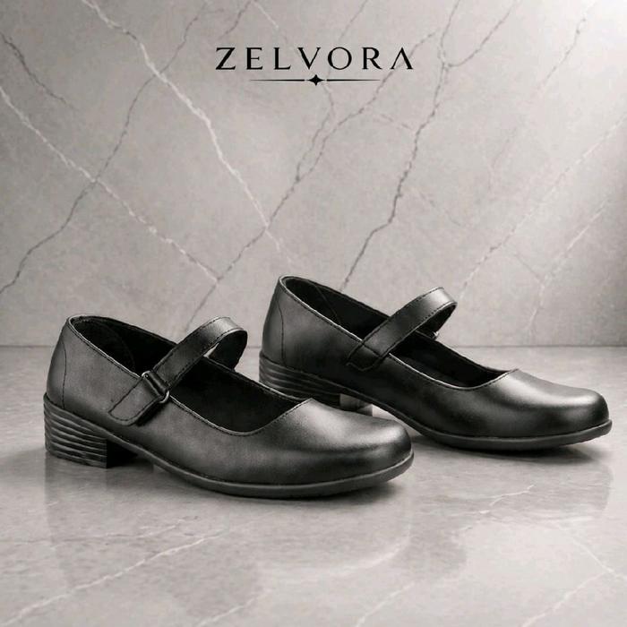 ZELVORA _ SEPATU PASKIBRA HAK 3CM SEPATU WANITA SEPATU KANTOR HAK 3CM