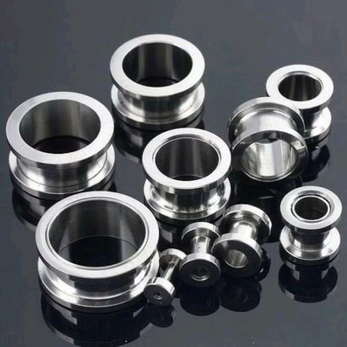 Persing Telinga Titanium / Persing Plug Besi /Persing Telinga / Piercing Plug expander Telinga