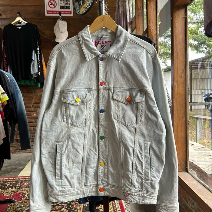 Trucker Jacket Denim Guess X J Balvin Original