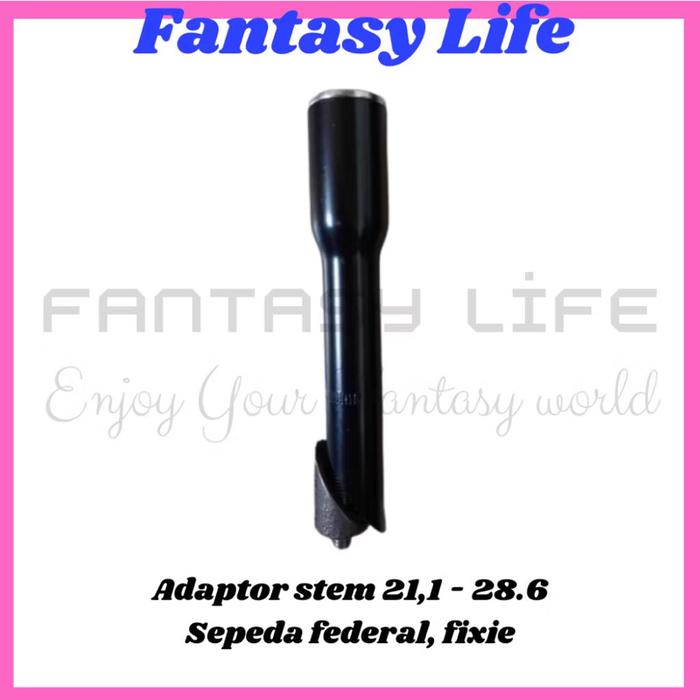 Adaptor Stemp sambungan tiang Stang Sepeda Pancal BMX Federal