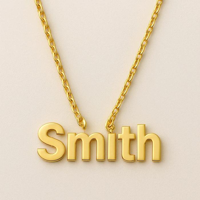 Liontin kalung tulisan Smith, dua varian merah dan hijau, silahkan diorder isi 10