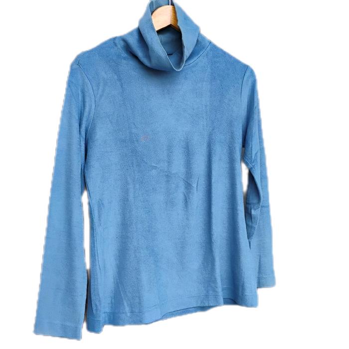 Atasan Wanita UNIQLO Fleece Turtleneck Long Sleeve Original Second - Size XL