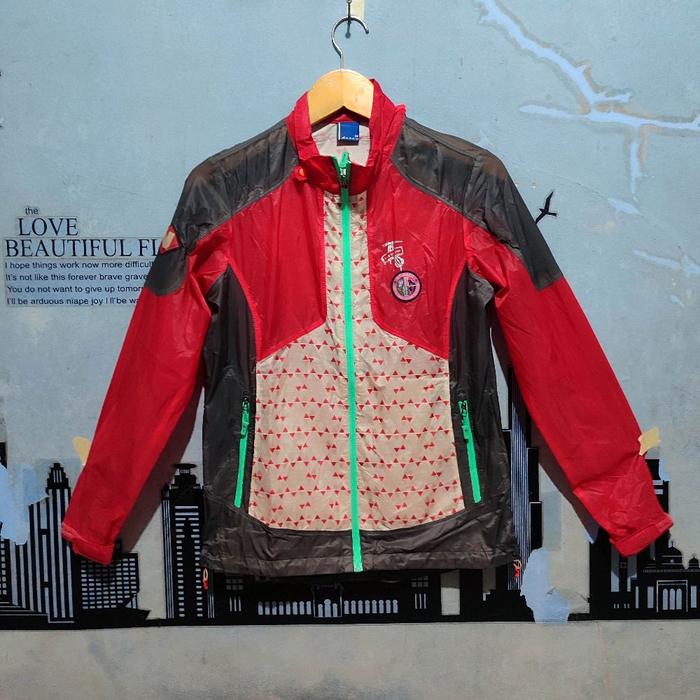 Jaket running outdoor single layer NACU