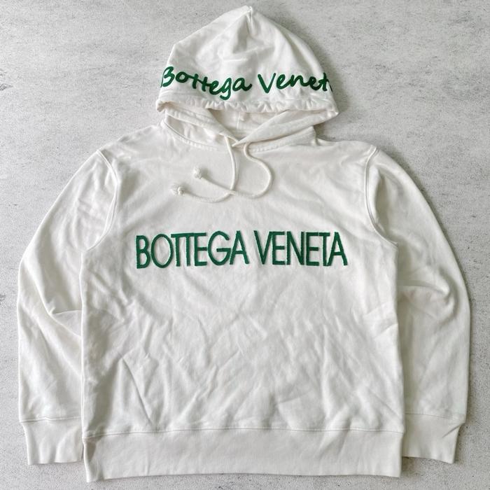 Bottega Veneta spellout towell hoodie authentic original