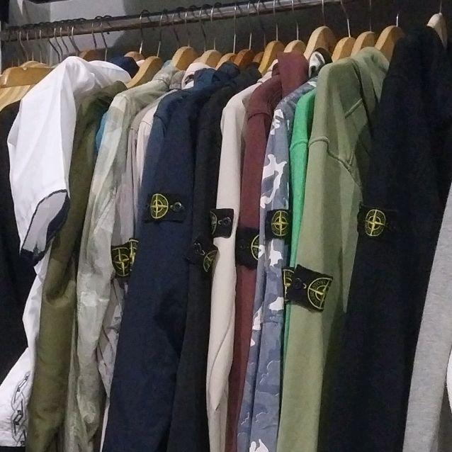 Stone Island Hoodie Original Syal - Jaket Hoodie Pria Wanita