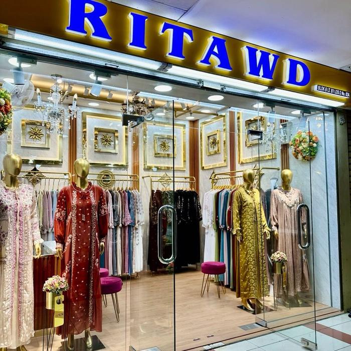 Rita WD / stelan kebaya  bordir payet cantik mewah dan elegant