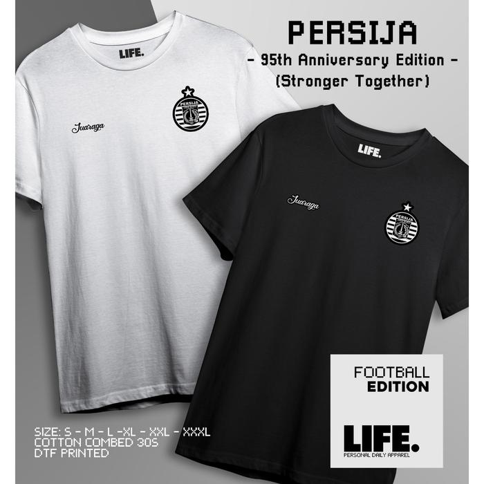 Kaos PERSIJA Jakarta Model Jersey Special Edition Bahan Katun Combed unisex dan bisa Custom! - Kuali