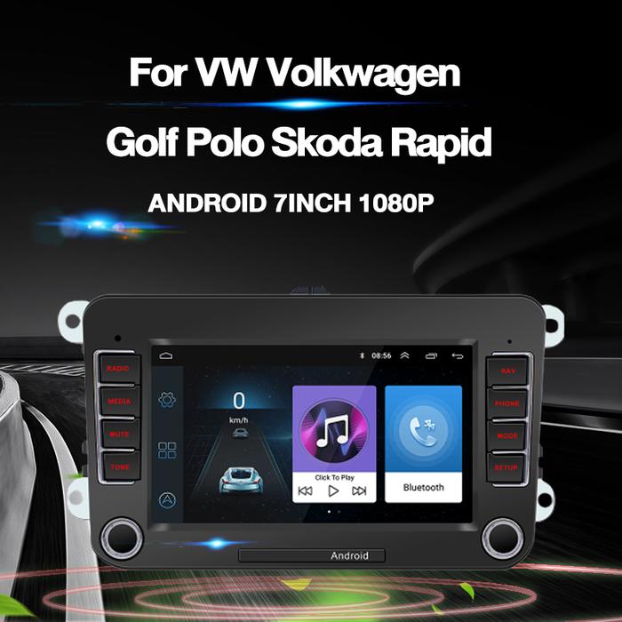 2 Din Android 7inch Car Stereo Radio Bluetooth Screen Multimedia GPS