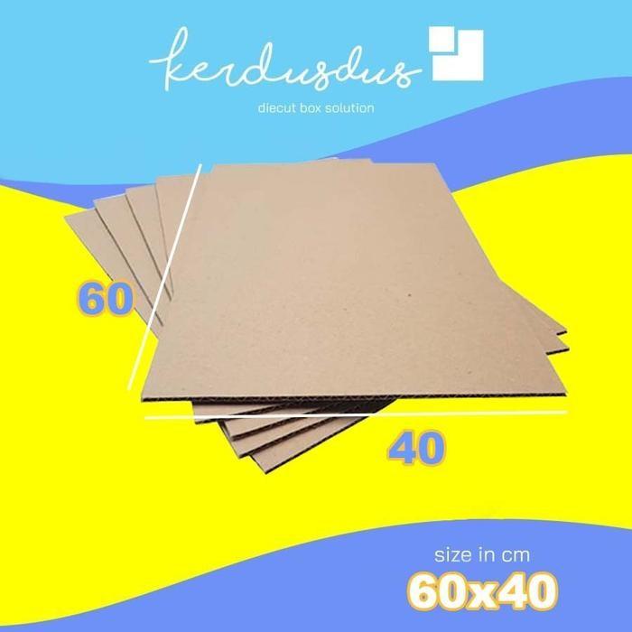 60x40 cm kardus carton karton LEMBARAN packing packaging