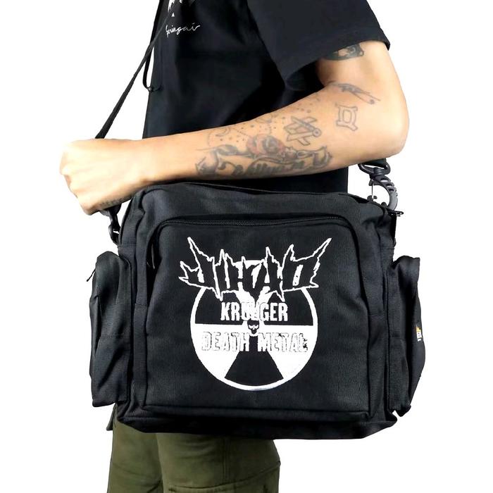 jihad - kruger / tas slingbag / tas selempang pria distro / tas band metal