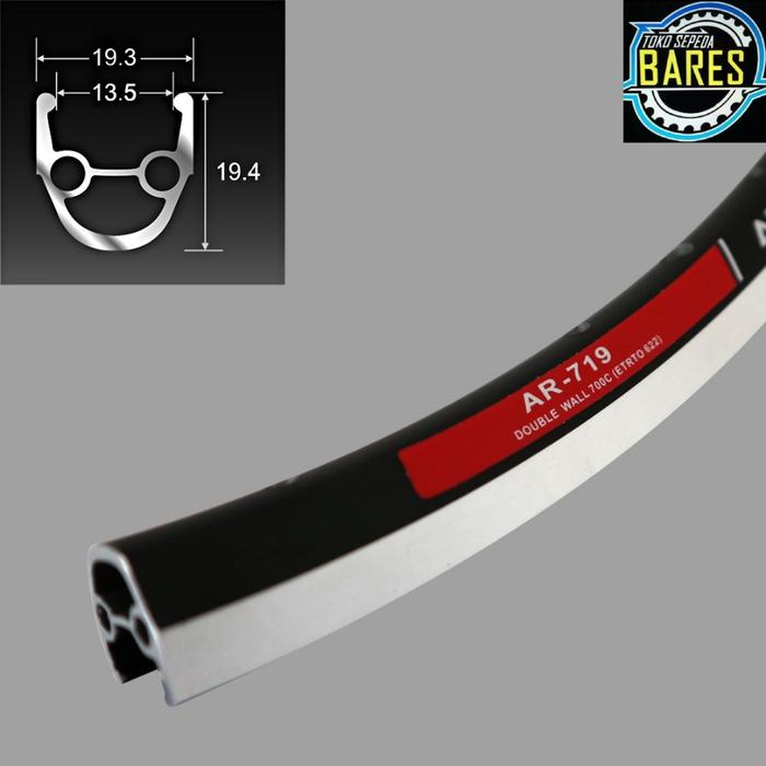 Velg / Rim Sepeda 700c Araya AR-719 / AR-768 Lubang 32 / 36 Alloy Double Wall Jepang DISKON