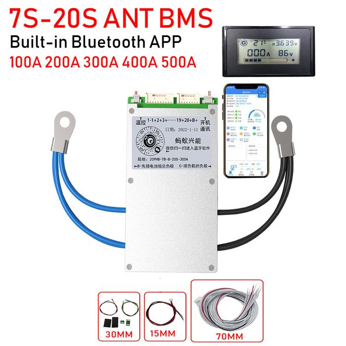 ANT 7S-20S Bluetooth Smart BMS Lifepo4 li-ion LTO lithium Battery