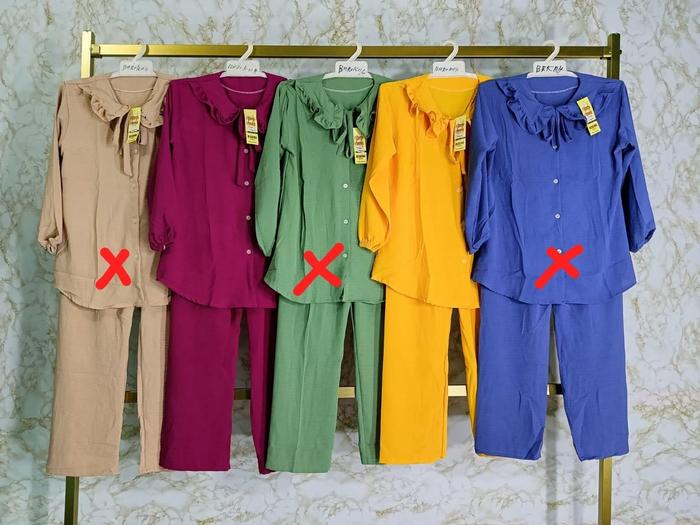 SETELAN ANAK REMPEL KATUN CRINKLE AIRFLOW HQ