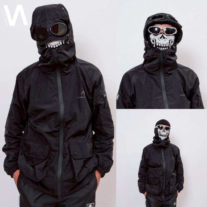 Jaket Google Pria Waterproof Anti Air Windbreaker Series - Jaket Cagoule Google Zipper