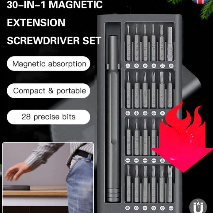 Magnetic extension screwdriver set Head Screwdriver Set