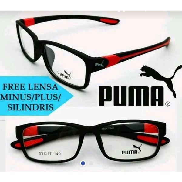 GROSIR TERMURAH Kacamata Puma P 833 Plus Minus Anti Radiasi Photocromic Bluray Fashion KACAMATA PUMA