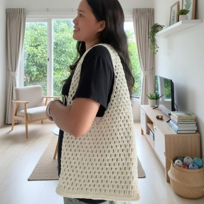 Tas rajut berjaring by kanai_rajut