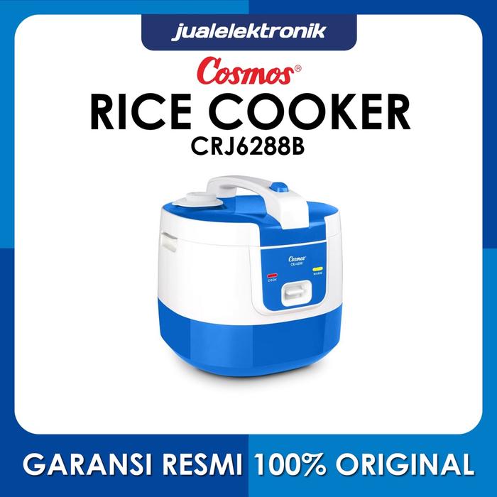 Cosmos CRJ6288B β Magic Com Blue 2 Liter Harmond Rice Cooker Penghangat 3 in 1